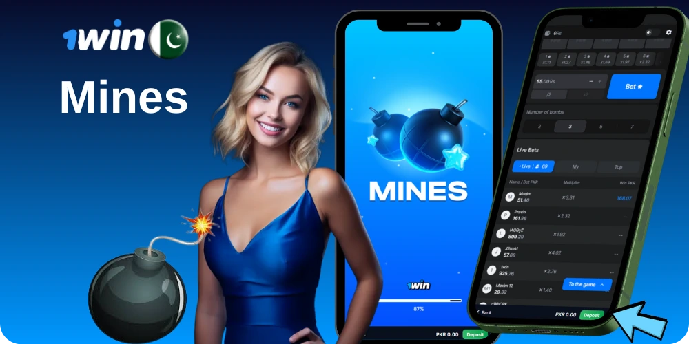 Mines Pro 1Win in Pakistan